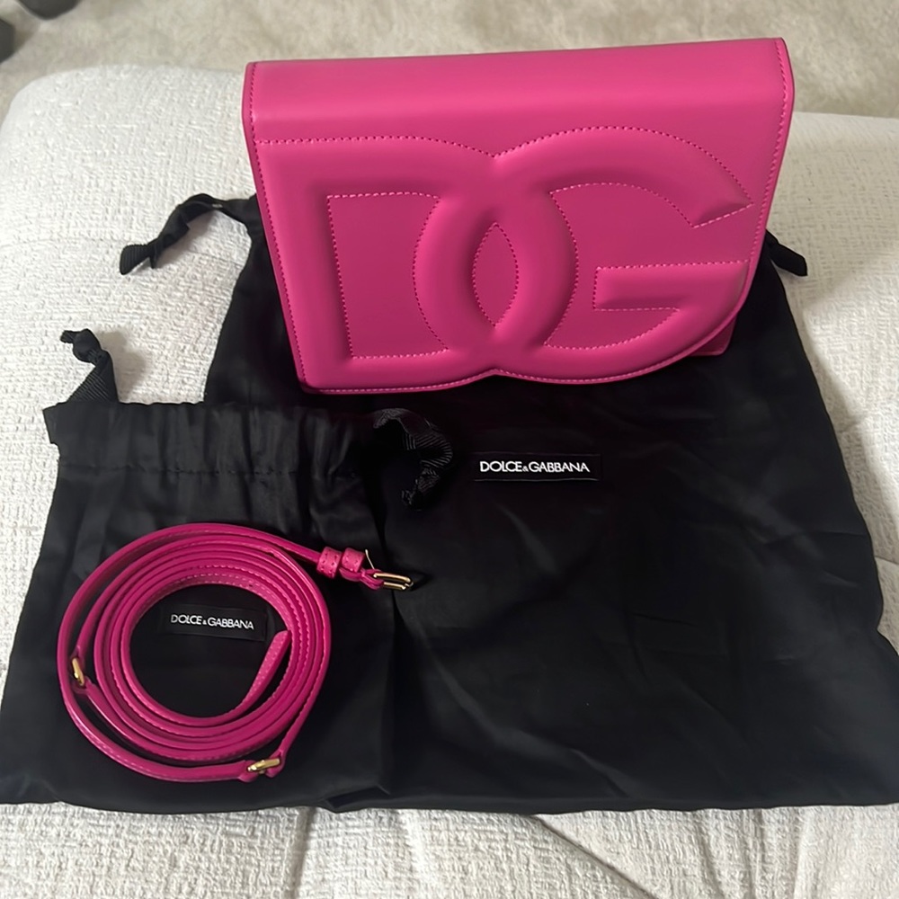 Dolce & Gabanna Logo Calfskin Bag brand new